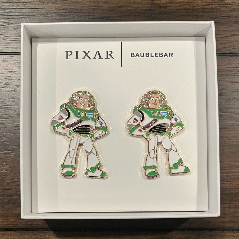 NIB Disney Pixar Baublebar Buzz Lightyear Earrings